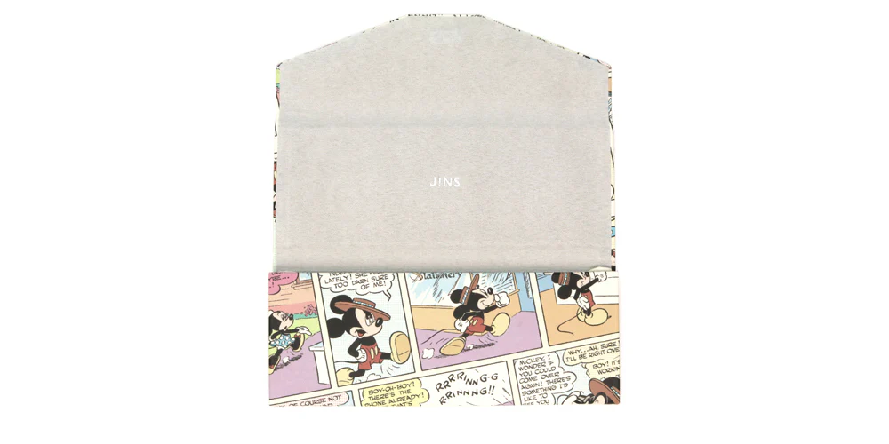 JINS x Disney Collection Foldable Case (Beige) - Image 3