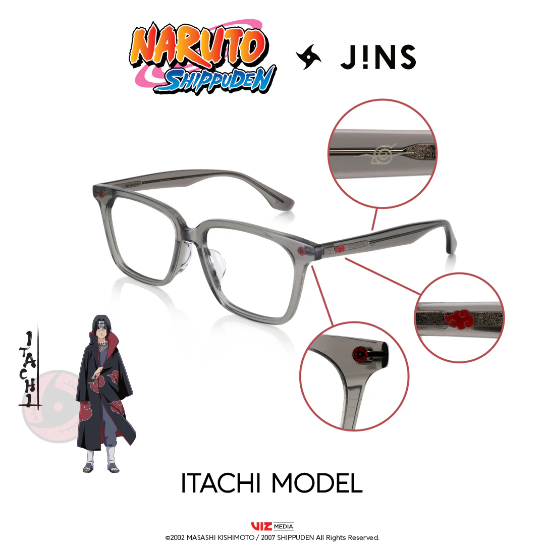 JINS x NARUTO ITACHI Model Gray - Image 3