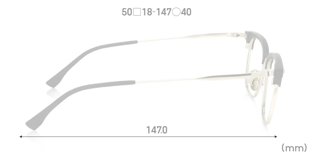 Multi Size Metal - Browline U019 Medium 97 - Image 6