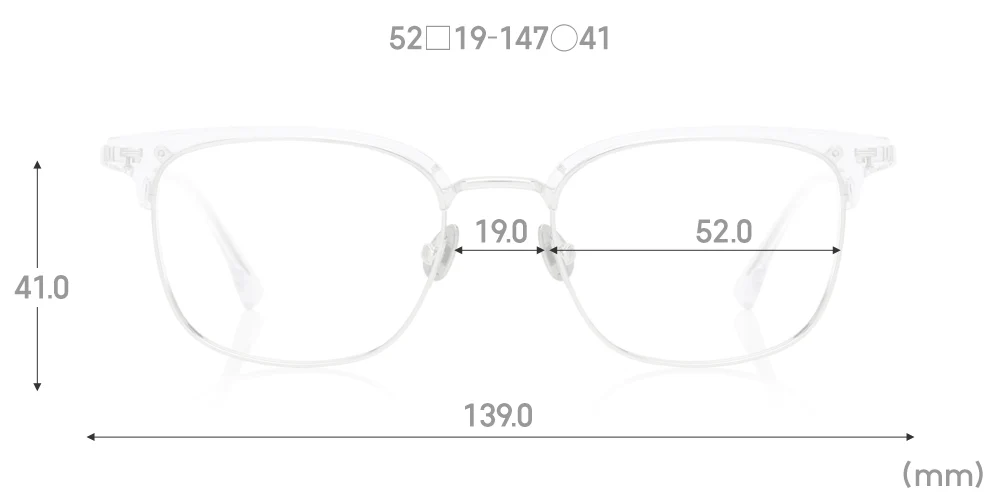 Multi Size Metal - Browline U019 Wide 00 - Image 5