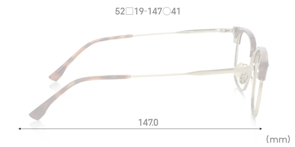 Multi Size Metal - Browline U019 Wide 86 - Image 6