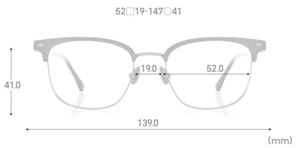 Multi Size Metal - Browline U019 Wide 94 - Image 5