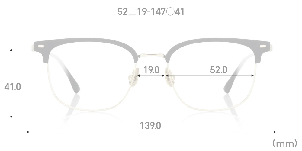 Multi Size Metal - Browline U019 Wide 97 - Image 5
