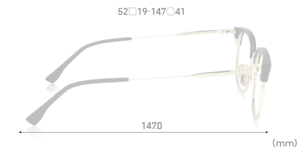 Multi Size Metal - Browline U019 Wide 97 - Image 6