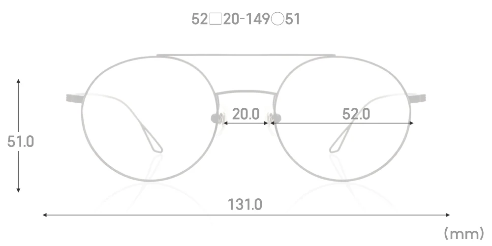 Titanium Minimal Slim Double Bridge 107 297 - Image 5